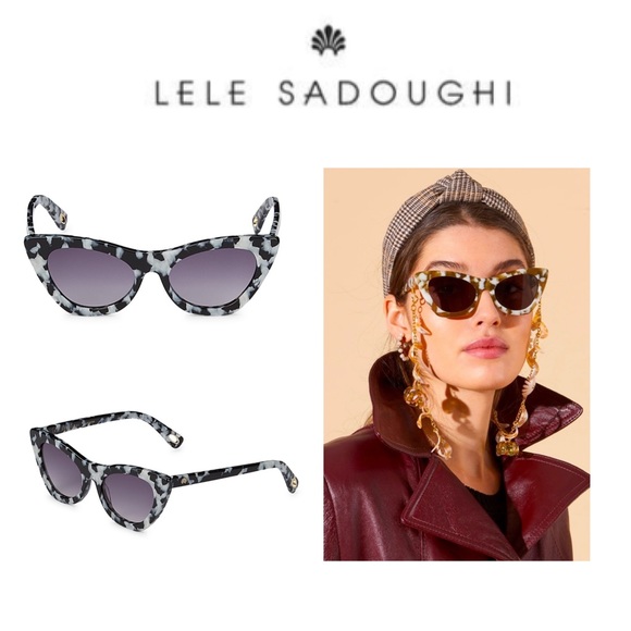 Lele Sadoughi Downtown Cat-eye sunglasses - Picture 3 of 9